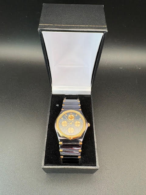 Corum Admiral's Cup "Quattro" Quartz Watch (RARE Blue Dial) - X3096