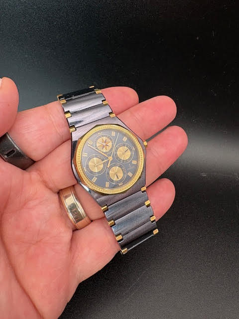 Corum Admiral's Cup "Quattro" Quartz Watch (RARE Blue Dial) - X3096